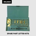 Spare Part: Letter Kits For Expiry Date Hot Printer DY-8