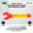 Kunci Pas SATA 41316 VDE Insulated Open End Wrench 16mm Tahan Listrik - Motor Mobil EV Electric Vehicle