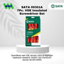 Obeng Set SATA 09301A 7Pc. Combination Insulated Screwdriver Set Tahan Listrik - Motor Mobil EV Electric Vehicle