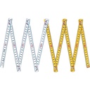 Penggaris Lipat Shinwa 78833 Fiber Folding Ruler 10 folds 200cm 2 Meter Fiber