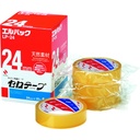 Lakban Nichiban LP-24 Cellotape 24mm x 35m Large Roll L-Pack(6 rolls) Biomass Mark Certified Product Selotip Japan