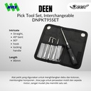 Kunci DEEN DNPKT95SET Pick Tool Set Interchangeable - Original Japan