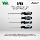 Kunci DEEN DNG04PICKSET Pick & Hook 4pcs Set - Original Japan