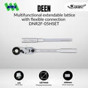 Handle Mata Obeng DEEN DNR2F-05HSET Multipurpose Bit Ratchet - Original Japan