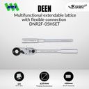 Handle Mata Obeng DEEN DNR2F-05HSET Multipurpose Bit Ratchet - Original Japan