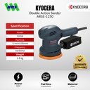 Mesin Amplas Poles Listrik KYOCERA ARSE-1250 Double Action Sander - Polisher 125mm 300W Speed 12000 /min - Ryobi