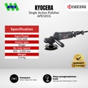 Mesin Poles Listrik KYOCERA APE-181G Single Action Polisher 180mm 3000 rpm 1200W APE181G - Ryobi