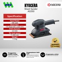 Mesin Amplas Litrik KYOCERA AS350 1/3" Sheet Sander 93mm x 230mm 190W - Ryobi