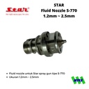 Sparepart Star S-770 Fluid Nozzle 1.2mm 1.5mm 1.7mm 2.0mm 2.5mm Part Spray Gun