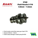 Sparepart Star S-710 Fluid Nozzle 0.8mm 1mm 1.3mm 1.5mm Part Spray Gun
