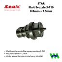 Sparepart Star S-710 Fluid Nozzle 0.8mm 1mm 1.3mm 1.5mm Part Spray Gun