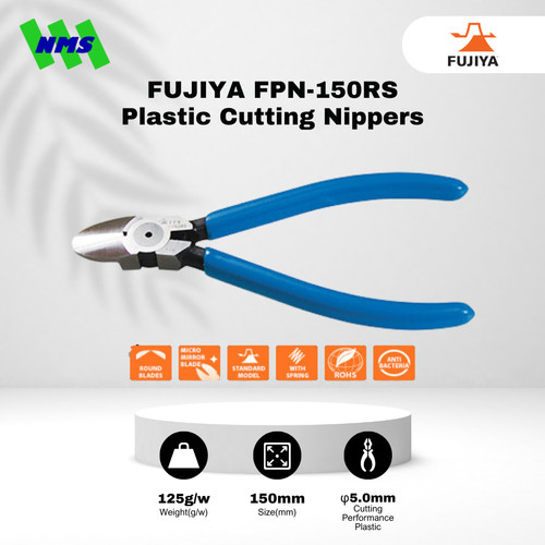 Tang Potong Fujiya FPN-150RS Plastic Cutting Nippers 150mm 6 inci Round Blade with Spring