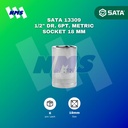 Kunci Soket SATA 13309 1/2" Dr. 6Pt. Metric Socket 18 mm