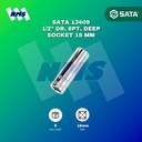 Kunci Soket Panjang SATA 13409 1/2" Dr. 6Pt. Deep Socket 18 mm