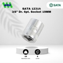 Kunci Soket SATA 12314 3/8" Dr. 6Pt. Metric Socket 19mm