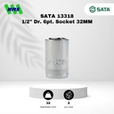 Kunci Soket SATA 13318 1/2" Dr. 6Pt. Metric Socket 32 mm