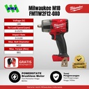 Milwaukee 1/2" M18 FMTIW2F12-0X0 FUEL Mid Torque Impact Wrench Mesin Pembuka Baut