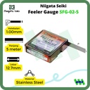 Feeler Gauge Niigata Seiki SFG-02-5 Stainless Steel 0.02mm x 5 meter