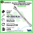 Kunci Torsi QL200N-MH 1/2" 40 - 200 Nm TOHNICHI Torque Wrench- Penawan