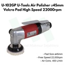 U-102GP U-Tools Air Polisher ⌀45mm Velcro Pad High Speed 22000rpm