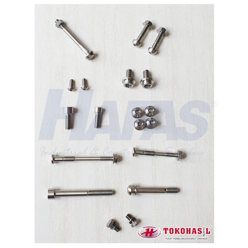 Baut Sepeda Lipat Superlight Titanium (2017 & below) - SURABAYA