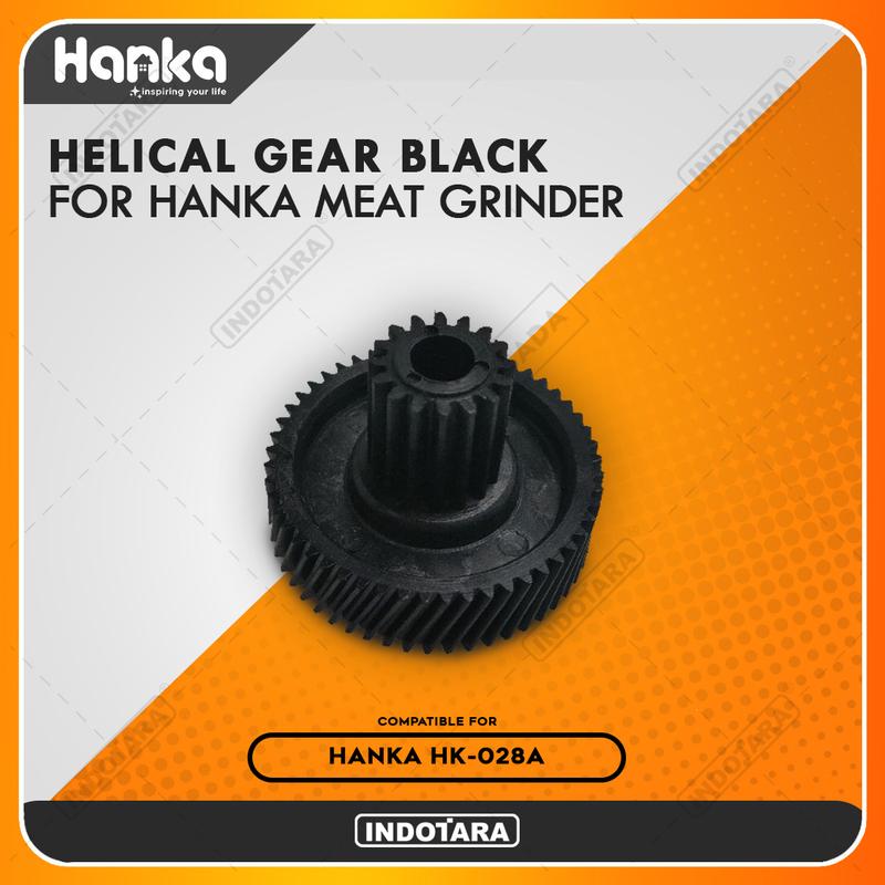 Helical Gear Black for Hanka Meat Grinder HK-028A