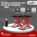3,5T Double Scissor Lift / Crodium Heavy Duty Double Scissor Lift PSL-35ES 3500Kg with Extension