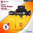 LGM Hoist 20 TON / LGM Heavy Duty Wirerope Hoist V-05LN - 8 Meter Lifting