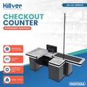 Checkout Cashier Table Counter Cashier Desk Hillver HV-CC-1031CU1 - With Conveyor Belt