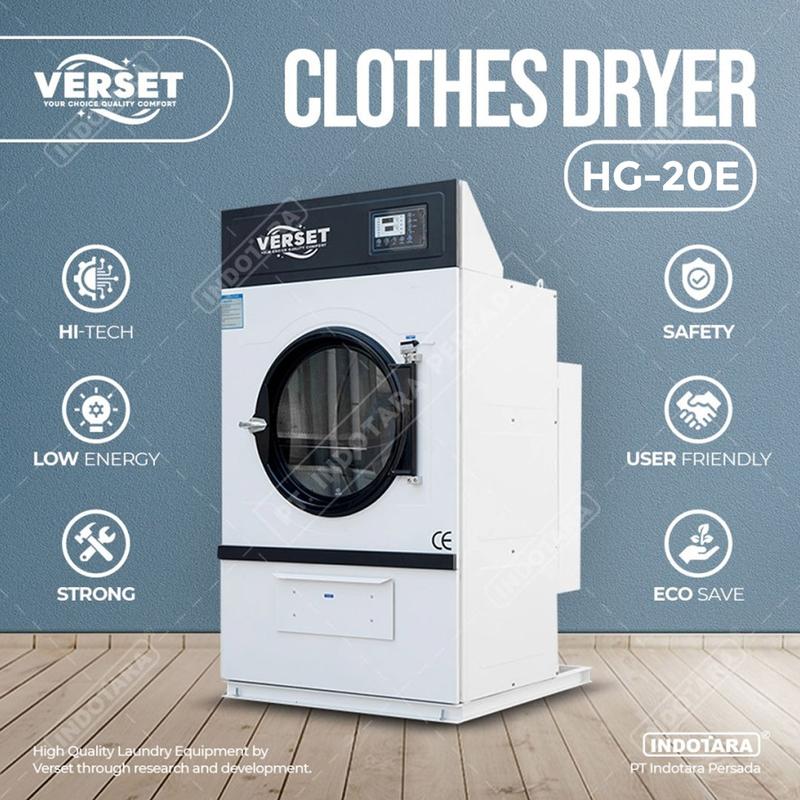 Mesin Pengering Laundry / Verset Tumble Dryer Machine HG-20E