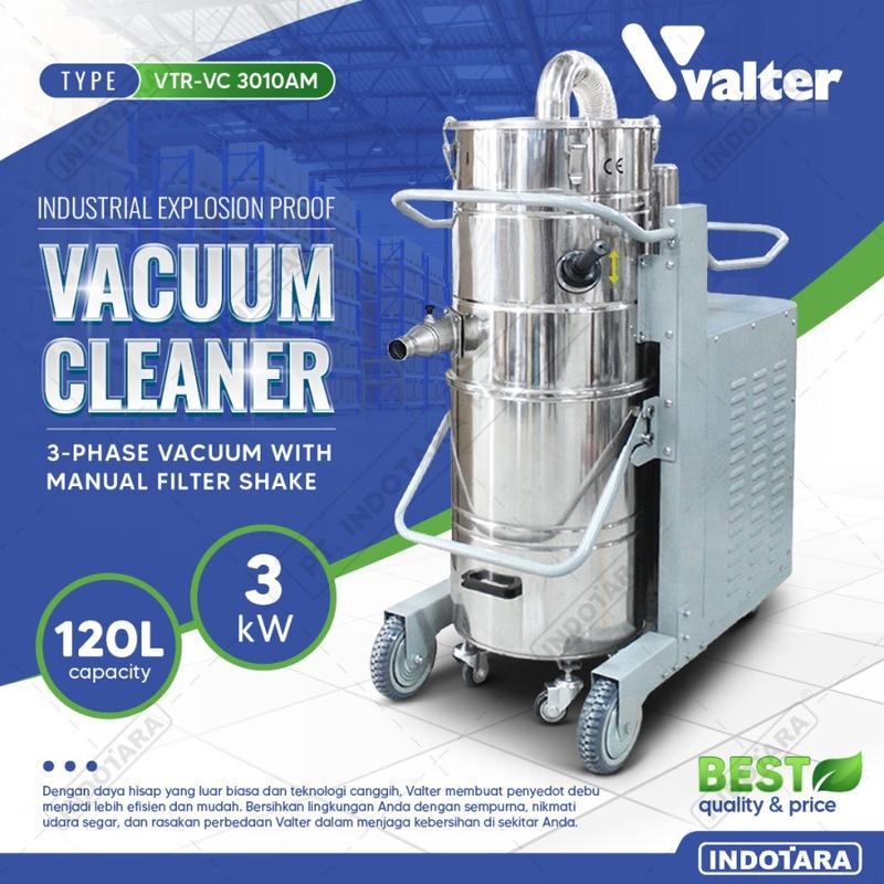 Industrial Vacuum Cleaner Wet & Dry Valter - AM Series (With Manual Filter Shaker)