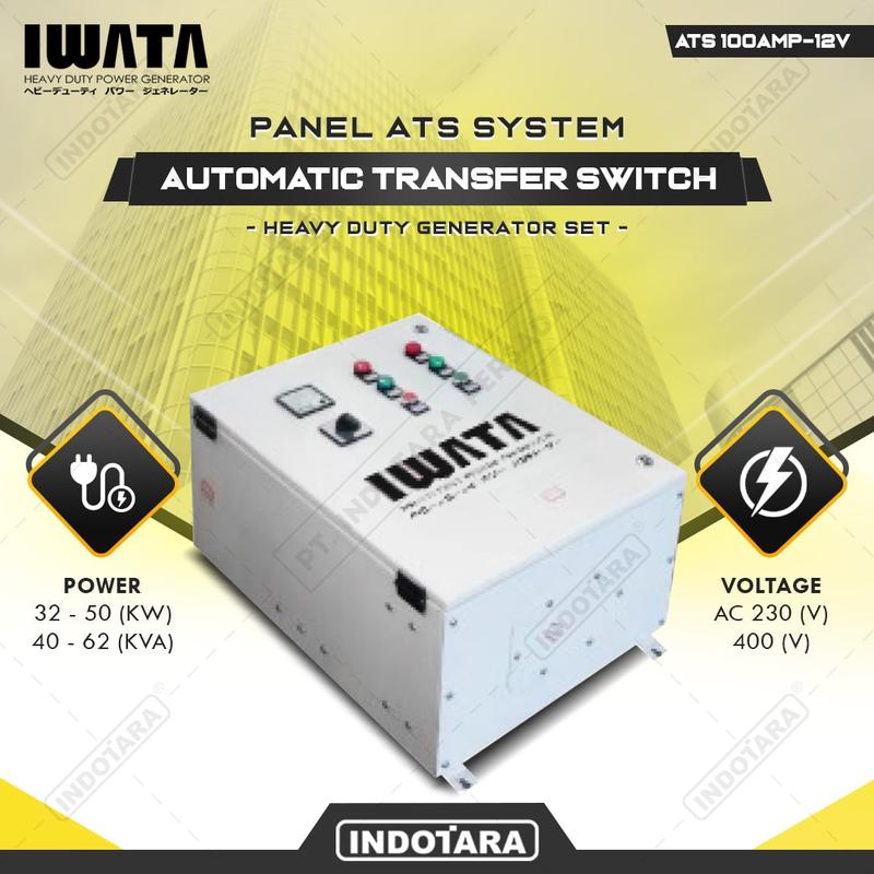 Iwata Automatic Transfer Switch  ATS 100AMP-12V