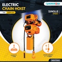 Electric Chain Hoist Verkronn 1 Ton Single Speed VCET01-01S - Monorail Type