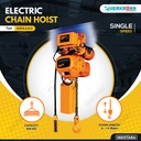 Electric Chain Hoist Verkronn 0.5 Ton Single Speed VCET0.5-01S - Monorail Type