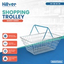 Keranjang Belanja Pasar Supermarket Minimart Shopping Metal Basket Hillver HV-SB-M-39 (25 L)