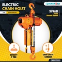 Electric Chain Hoist 3 Phase Double Speed 2 Ton Verkronn VCE02-02D