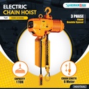 Electric Chain Hoist 3 Phase Double Speed 1 Ton Verkronn VCE01-01D