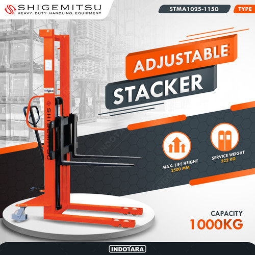 Shigemitsu Manual Stacker 1 Ton - STMA1025-1150