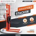 Shigemitsu Adjustable Stacker 1.5 Ton STMA1516-950