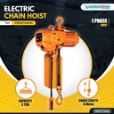 Electric Chain Hoist Single Phase 3 Ton Verkronn VCE03SP-03S