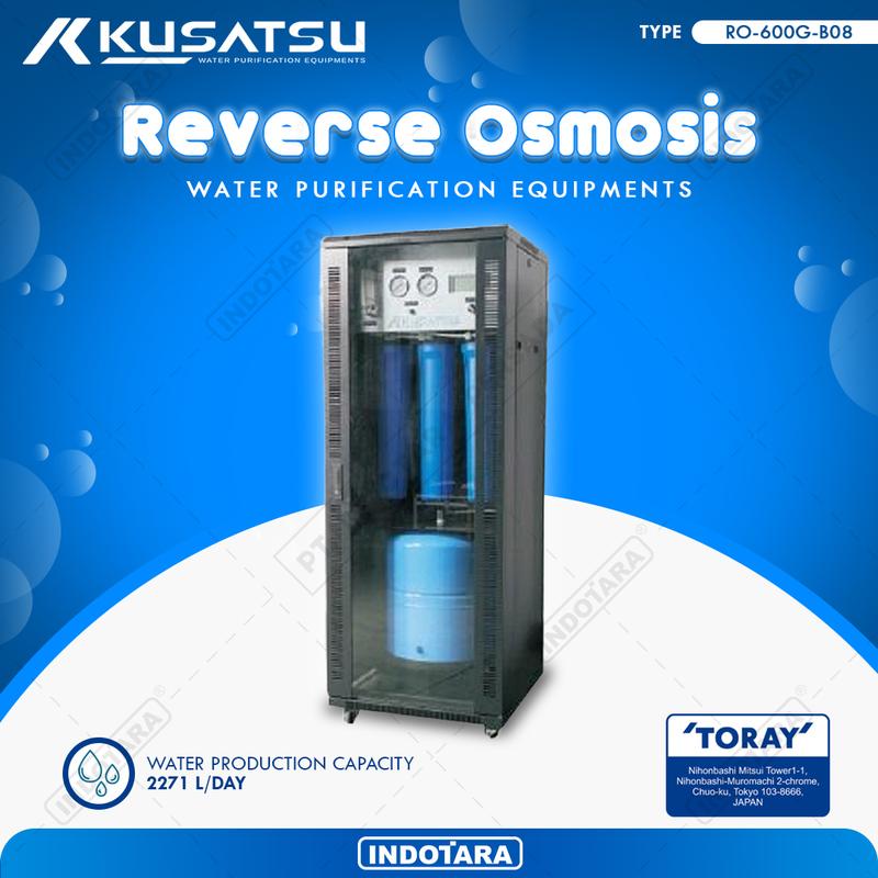 Steel Box Reverse Osmosis Kusatsu RO-600G-B08 -  With Tank Inside
