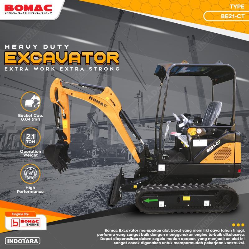 Bomac Excavator 2.1 Ton - BE21 CT