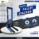 Hemnex Wirerope Pallet Stacker with Adjustable Forks 1.5 Ton HWPS-1.5T-1600