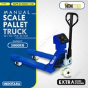 Hand Pallet Timbangan / Scale Pallet Dengan Printer 3 Ton Hemnex HSPP-3T-N550/1150