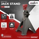 Jack Stand Mobil 2, 3 & 6 Ton Tahanan Dongkrak CRODIUM - Hitam