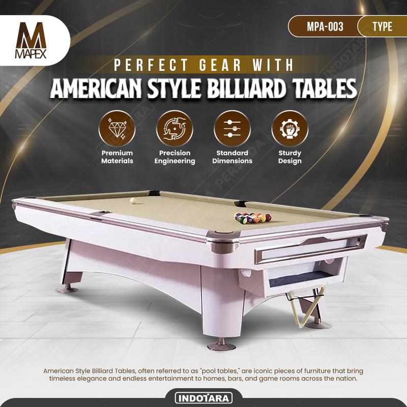 Meja Billiard MAPEX Concorrenza 9 ft MPA-003 - Meja Bilyar/Meja Biliar