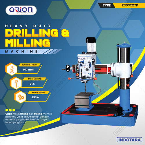 Mesin Bor Duduk Orion Drilling Machine Z3032X7P