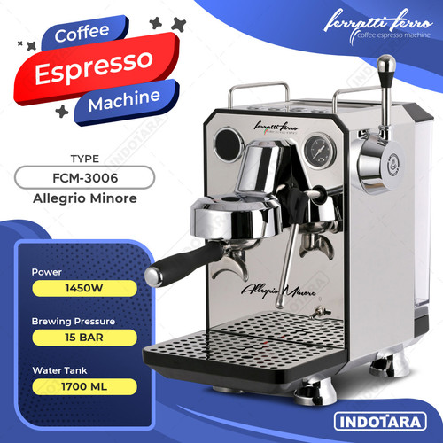 Ferratti Ferro Espresso Machine FCM-3006 Allegrio Minore