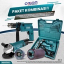 Paket Kombinasi 1 - Gerinda Tangan HG954 - Mesin Bor Tangan HD600S