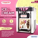 Mesin Pembuat Es Krim 3 Tuas Soft Ice Cream With Inverter TIM-318GSC-F